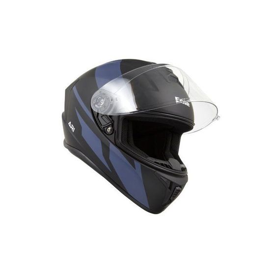 Casque Moto Intégral EOLE ARI Blue - Homologation ECE 22.06, Coque ABS, Intérieur Lavable - Protection Urbaine Et Route
