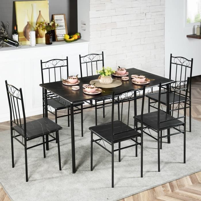 ensembles de table de salle à manger en métal