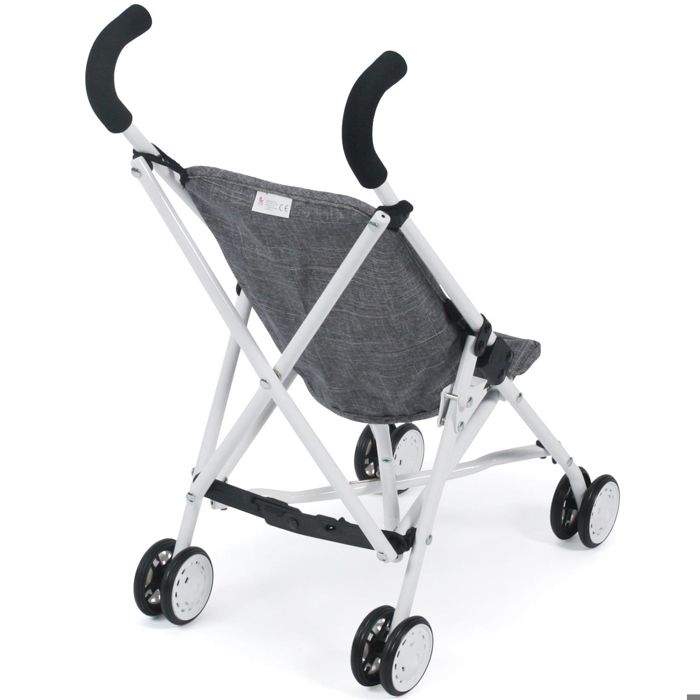 Poussette Pliable Roma Pour Poupée - 50x29x57 Cm - Poignée 57 Cm - Jusqu'à 52 Cm