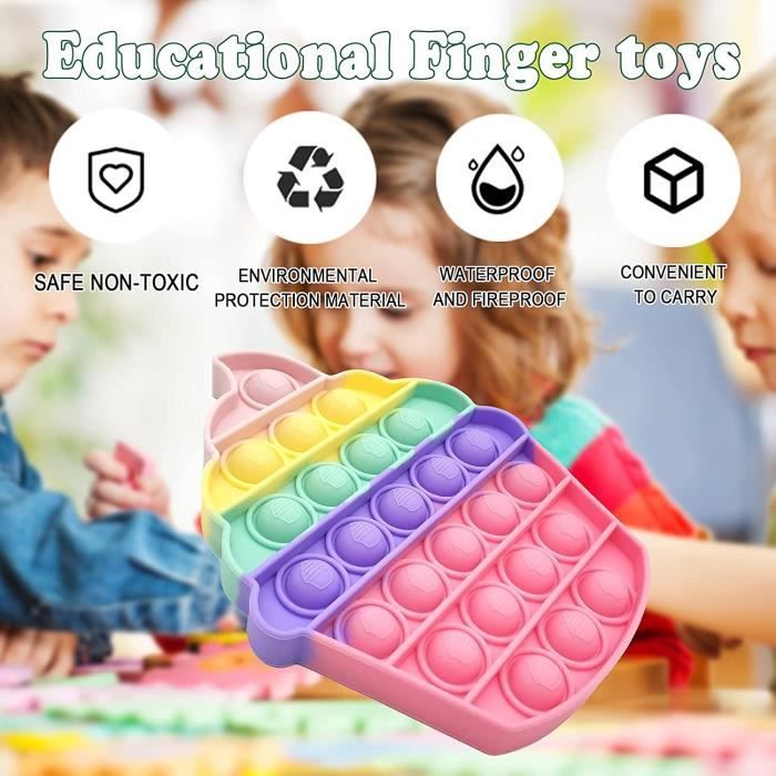 Fidget Toys-Jouets Anti-Stress pour Concentration et Calme Ensemble de  Jouets et faveur de fête - Fidget Spinner, Stress Ball - D