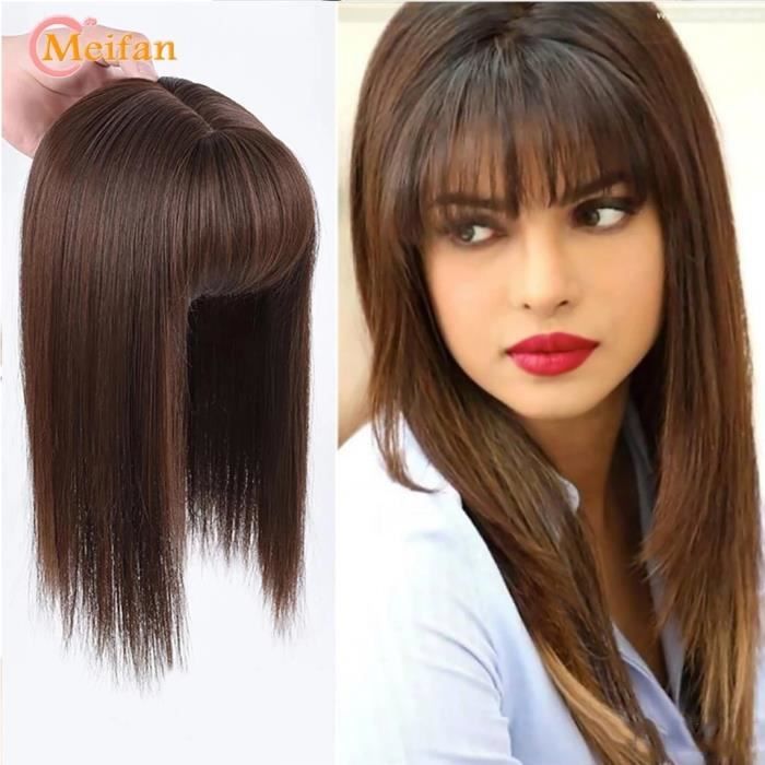 Perruque demi deals tete cheveux naturels
