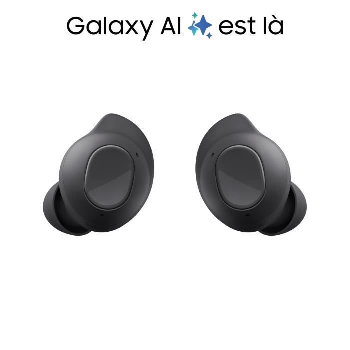 Ecouteurs Samsung Galaxy Buds FE True wireless a reduction de bruit active Graphite Achat Vente oreillette bluetooth Galaxy Buds FE Noir Cdiscount