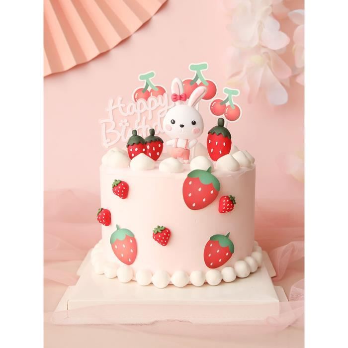 3 pièces Décoration de gâteau lapin & design carotte gâteau créatif ABS  pour fête, Mode en ligne
