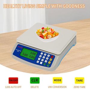 Balance De Précision 500g/0.01g - Balance Électronique Cuisine/Bijoux - LCD Rétroéclairé - 6 Unités
