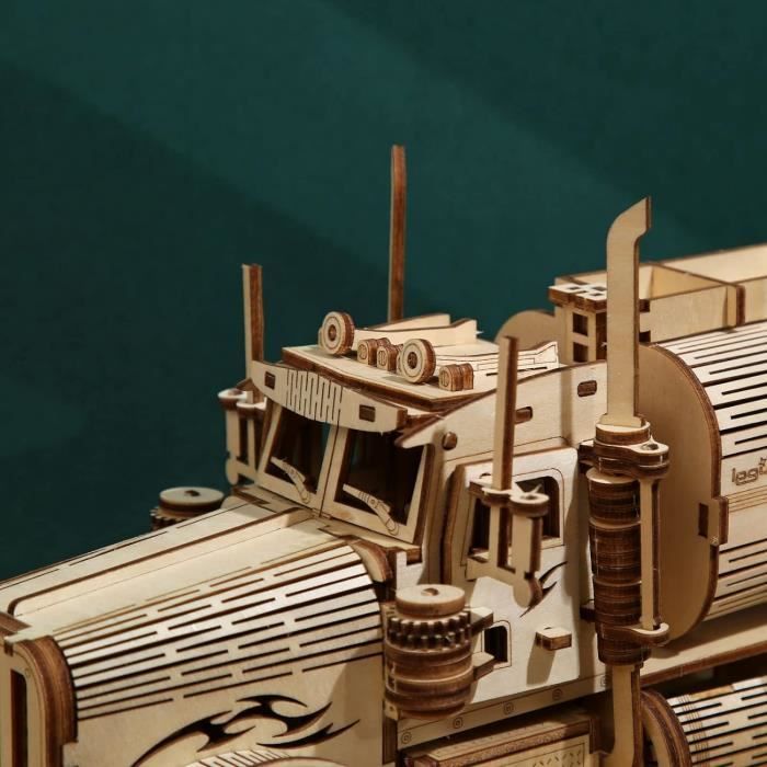 GuDoQi Puzzle 3D, 241 Pièces Maquette de Réservoir en Bois à Construire pour Adulte et Adolescents, Jouet d'Assemblage Bricolage, Kit Construction Bois, Idées Cadeau DIY pour Anniversaires