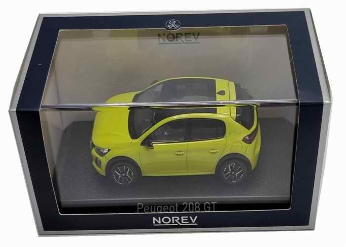 ノレブ 1/43 プジョー 208 GT 2024 イエロー NOREV PEUGEOT 208 GT