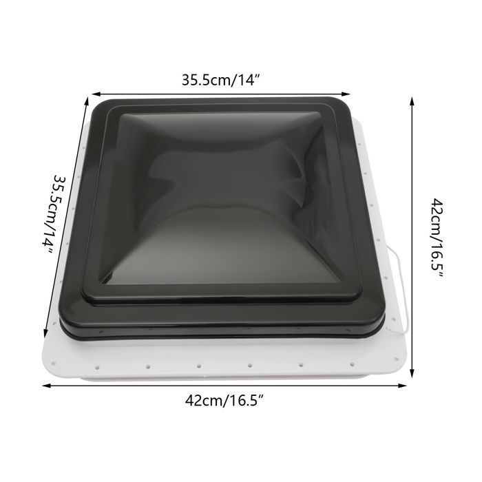 Dairrr Fuuu Lot de 3 boutons de rechange pour fenêtre et grille d'aération de véhicule récréatif, tige de 2,5 cm, poignée de manivelle de fenêtre de camping-car, bouton de verrouillage pour fenêtre