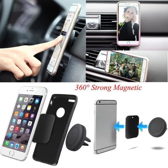 LR Support Téléphone magnétique universel pour voiture - Compatible  iPhone-Samsung - LRMIX828A0077