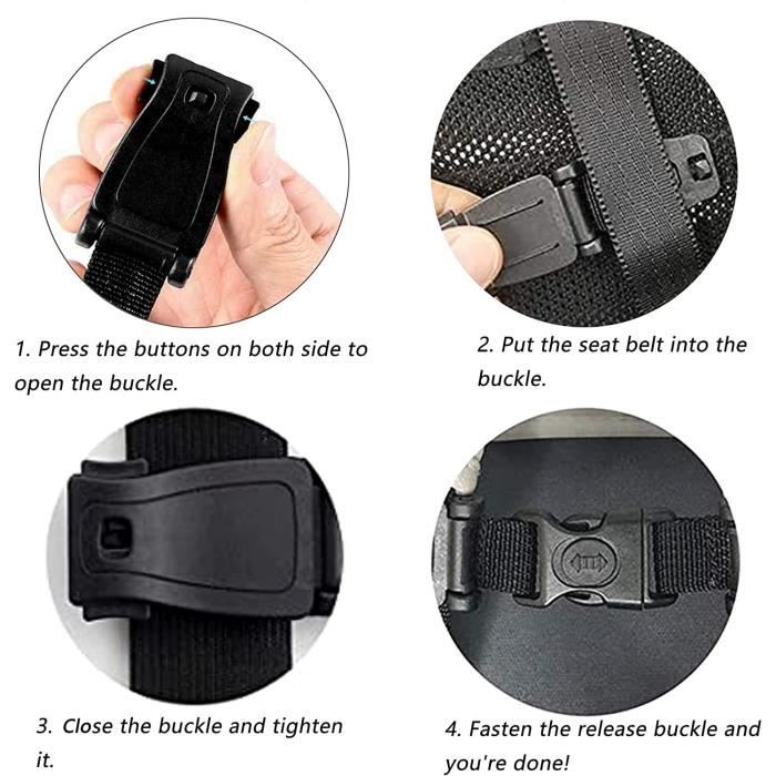 Clip ceinture - Accessoire voiture - Sécurité enfant - Sécurité