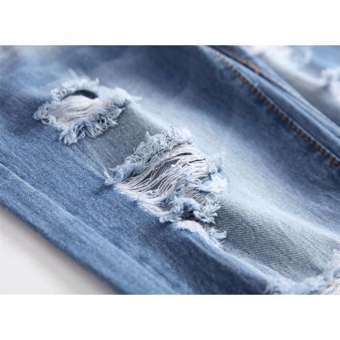 Jeans a sales trou homme