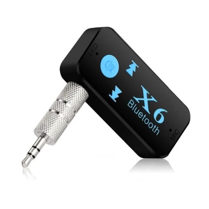 Acheter Adaptateur de voiture Bluetooth 5.3, récepteur Audio sans fil pour  musique/appels mains libres, adaptateur AUX 3.5mm pour voiture/maison  stéréo/écouteurs