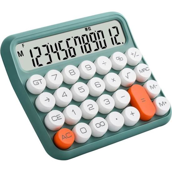 30300.09 – Calculatrice de bureau, Affichage 12 chiffres, Large, MU, GT