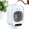 1 Mini Climatiseur Portatif, 3 Vitesses, Réservoir 280 ml, Oscillation 150 Degrés, Ventilateur Recha ACCESSOIRES FABRICATION MAISON