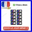 10 AUTOCOLLANT Pour BMW Adhésif Stickers Jante Volant Logo Emblèmes 3D BMW M Moto-0
