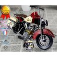TD® maquette moto adulte enfant jouet retro de garcon miniature anniversaire exterieur interieur imagination realiste original fer-0