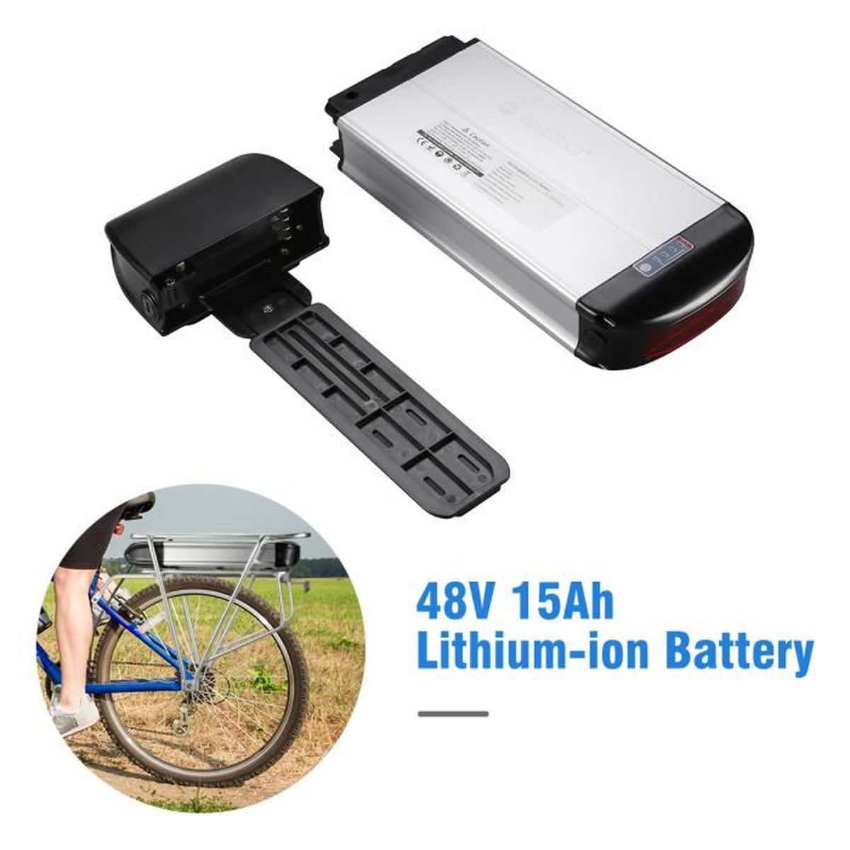 Batterie 36V 6Ah Pour Vélo électrique - Compatible Moteurs 250W à 350W - 2