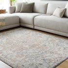 SURYA Tapis de Salon à Poils Courts Doux Vintage Oriental LOU 160x220cm Multicolore/Corail