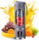 1...LIKE NO OTHER Presse-agrumes électrique portable - 12 lames avec affichage numérique, 3 modes, nettoyage facile, violet