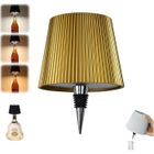 AUTREMENT Lampe bouteille LED sans fil 1200mAh - Rechargeable design moderne - Barrestaurant Or