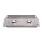 Plancha électrique inox 2 thermostats - LIVOO - DOC302 - 2800W - Plaque amovible en acier inoxydable - 2 thermostats ajustables