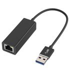 Adaptateur USB vers Ethernet - PHONILLICO - RJ45 - 1000 Mbps - USB 3.0 - Noir