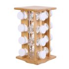 COOK CONCEPT The Home Deco Factory - Etagère à épices en bambou Cook - 16 Pots