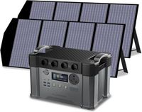 ALLPOWERS S2000 Pro Station d'alimentation portable 2400W avec 2 panneaux solaires pliables de 140W