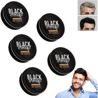 5PCS Soap Cover Bar Savon pour Cheveux Gris,Solid Shampoo Bar, Barre De Shampooing Assombrissant Les Cheveux