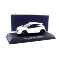 Voiture Miniature de Collection - NOREV 1/43 - PEUGEOT 208 GTI - 30TH 2014 - Blanc