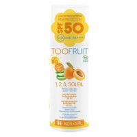 Toofruit 1,2,3 Soleil Lait Solaire Abricot Aloé Vera SPF50 Bio 100ml