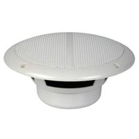 Haut-parleurs coniques 6.5 avec grilles - Marque - Modèle - Résistant à l'eau - 120W / 8 Ohm - Blanc