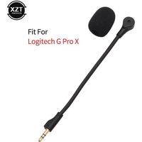 une Jeu de remplacement micro perche 3.5mm Microphone pour Logitech G Pro X pour stesinon e-sports jeu casque