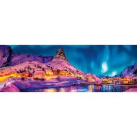 Puzzle Adulte - CLEMENTONI - Panorama Islande Iles Lofoten - Paysage et Montagne avec neige - 1000 pièces