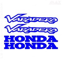 4 stickers VARADERO – BLEU ROI – sticker HONDA 125 1000 XL V - HON412