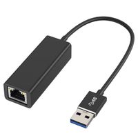 Adaptateur USB vers Ethernet USB 3.0 vers Rj45 Gigabit à 1000 Mbps pour Ordinateur-Switch Windows-Mac OS-Linux