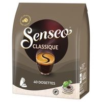LOT DE 2 - SENSEO - Classique Café dosettes Compatibles Senseo - paquet de 40 dosettes