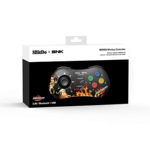 CONSOLE RÉTRO Rétrogaming-Kyo Kusanagi Edition : 8Bitdo Manette Bluetooth Style SNK Neo Geo - compatible PC Windows, Android & Neo Geo Mini