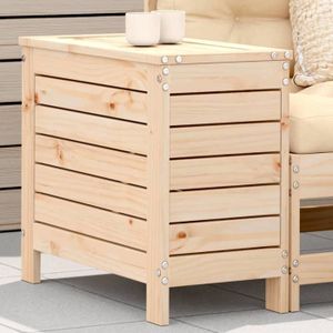 Repose-pied Jardin En Pin Imprégné - Table Basse Ou Tabouret Extérieur | 62x30x32 Cm, Design Modulaire - 5