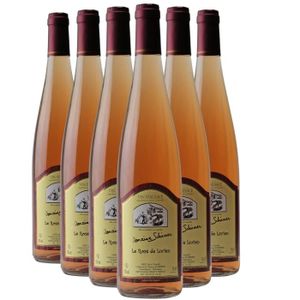 VIN ROSE Alsace Le Rosé de Lucien Rosé 2022 - Lot de 6x75cl - Domaine Schirmer  - Vin AOC Rosé d' Alsace - Cépage Pinot Noir