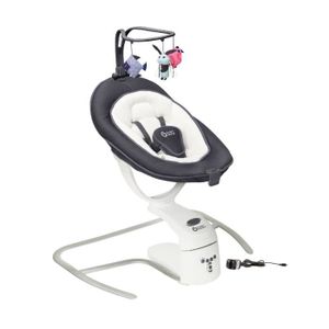 PERSEVERANCE Transat Bebe, Balancelle Bebe Electrique 0 à 10 kg, avec  Berceuse, 5 Vitesses de Balancement, Bluetooth,Télécommande, Harnais à 5  Points, Base Stable(Gris Clair) : : Bébé et Puériculture