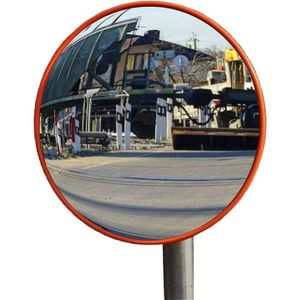 moveland Miroir de circulation convexe, réglable miroir garage, pour allée,  parc, 30 cm, avec grand angle, soutien pour l'intérieur et l'extérieur :  : Auto et Moto