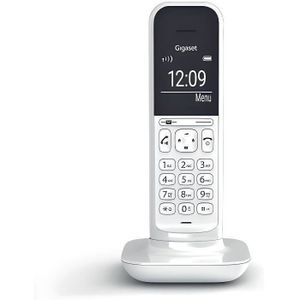 Gigaset CL390 - Téléphone Fixe sans Fil au design Moderne avec Grand écran  Rétro-Éclairé, fonctions Mains Libres et Blocage D'appels - Blanc [Version  Française] : : High-Tech