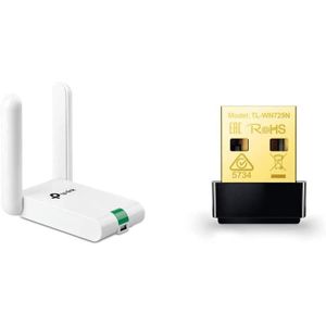CLE WIFI - 3G Adaptateur Usb Wifi - Limics24 - Tl-Wn822N Wi-Fi À Gain Elevé 300 Mbps Version 4 & Clé Puissante N150