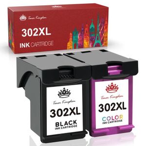 ✓ Cartouche compatible HP 302XL noir sans niveau d'encre couleur Noir en  stock - 123CONSOMMABLES