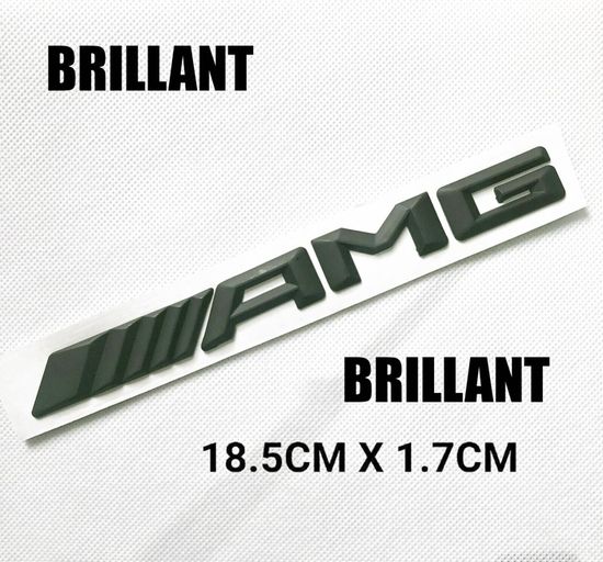 ALMVIS Autocollant 3D ABS brillant noir jaune argent, Logo S adapté for Mercedes AMG X156 W205 W212 W207 W176, Badge de coffre arrière de voiture autocollants de logo de voiture(Yellow Silver-01,S (bi