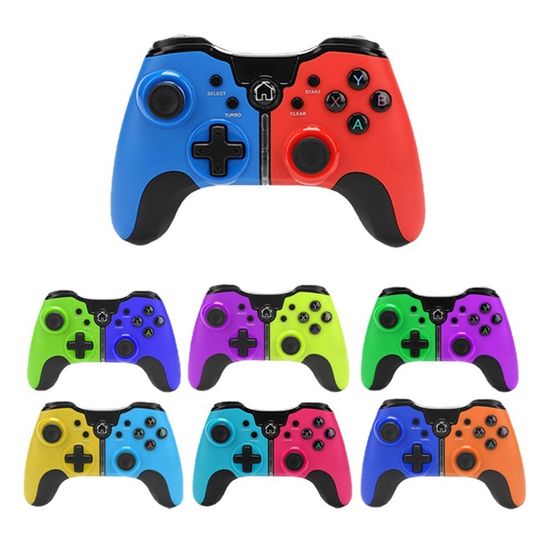 Manette De Jeu Sans Fil Bluetooth ABS - Contrôleur Compatible Multi-Plateformes, Idéal Cadeau Gamer