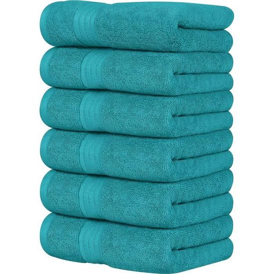 Lot De 3 Serviettes De Toilette à Carreaux - Coton Doux, 75x35 Cm - Couleurs Beige, Kaki, Gris - 3