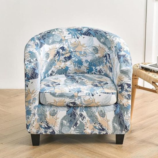 Housse élastique Lavable Pour Fauteuil Tonneau - Protection Canapé - Style 3
