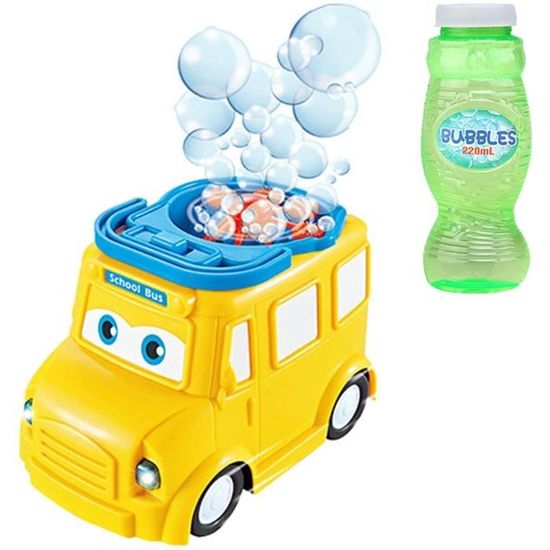 Pistolet à Bulles Avec Lumière Et Musique – 3 Piles AA – 100 Ml Solution – Fête Et Anniversaire – Liuer
