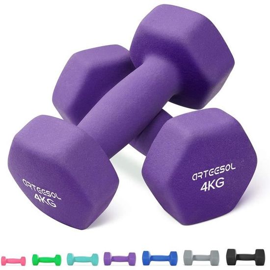 TD® Petit Haltères De Yoga Accessoire De Fitness Pour Femme(Rose ) -COU - Sport